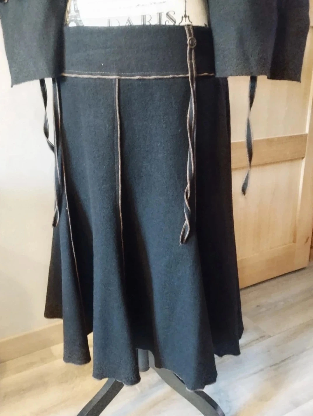 Conjunto de jaqueta+saia longa, Cinoche T44 – photo 6